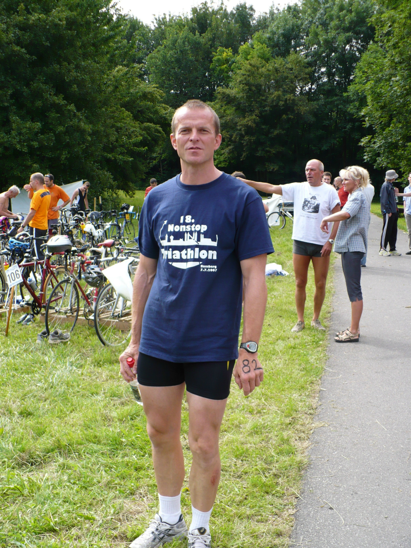Andreas beim Hersbrucker Triathlon